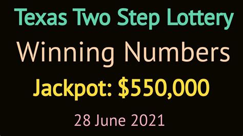 *Note: <b>Texas</b> Lottery Commission only reports the payout information for <b>Texas</b> winners. . Texas two step lotto